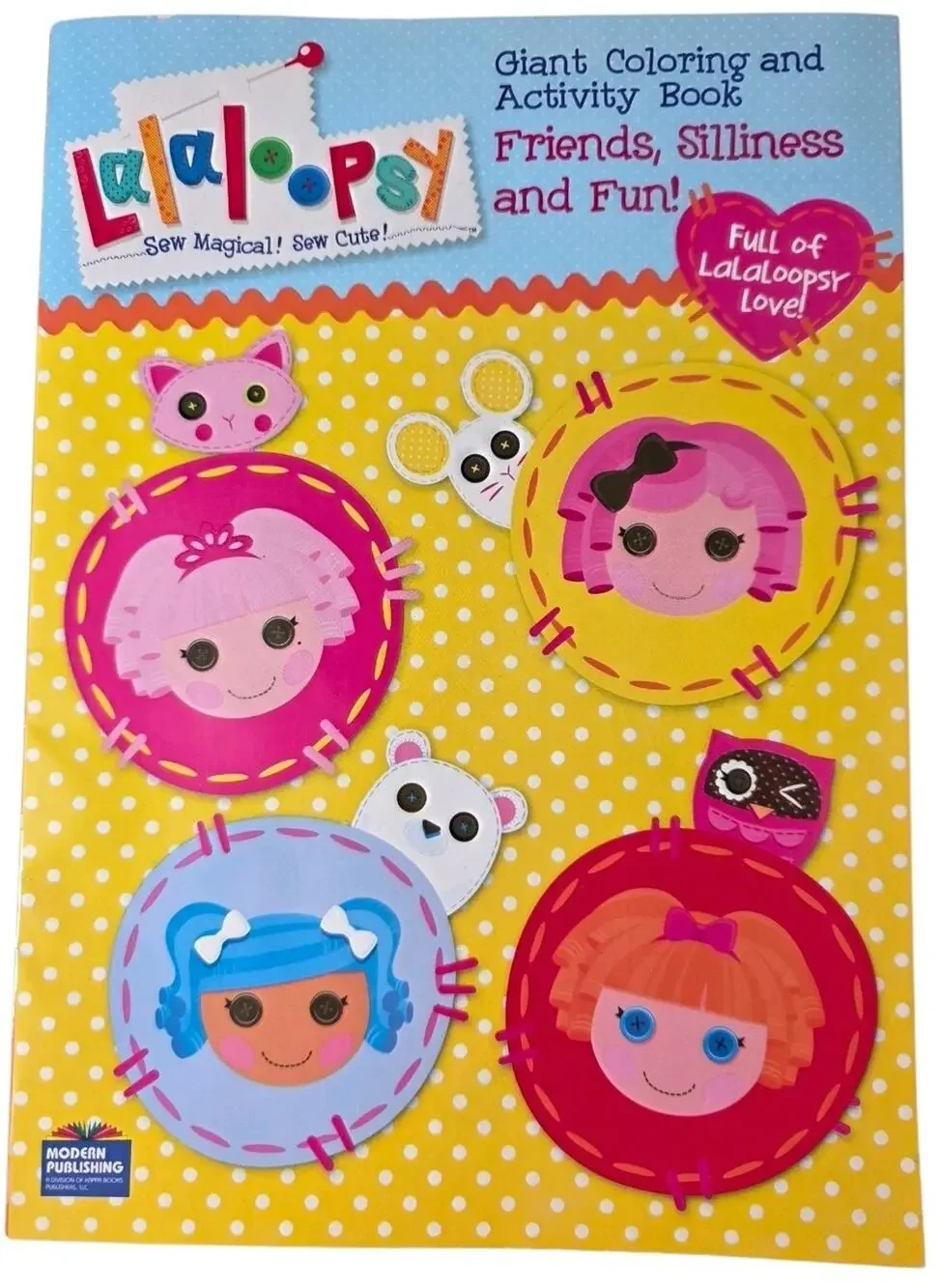Lalaloopsy Lalaoopsies Giant Coloring And Activity Book Uncolored Read* Vintage